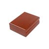 Teak Veneer Necklace Pendant Case Lacquered Jewelry Gift Boxes