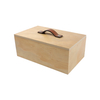 MDF handmade Wooden Storage box with Lid for glasses