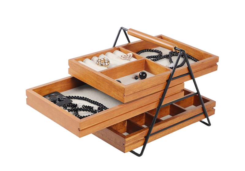 Maximize Your Collection's Appeal with a Wooden Jewelry Organizer