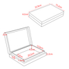 Modern Packaging Rectangle Jewelry Box