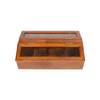 Premium Pine 8-Slot Watch Box For Men Lacquered Watch Display Case With 2 Glass Top