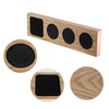 Organic Wooden wine box /coaster Holder Tray - Organizer fSuitable for hotel Countertop, Storage, Smart Looking, Safe Great for Serving wine box/c