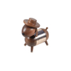 Decorative Brown Sheep Perpetual Desk Calendar Wood Blocks