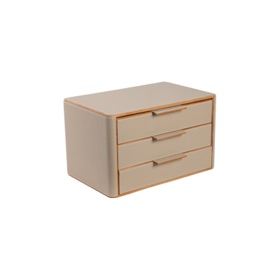 MDF Leather Wooden Jewelry Box for Women