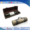 Wood Wine Bottle Holder Decorative Wooden Gift Box with Antique Brass Handle and Latch