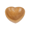 Rubber Wood Heart Shaped Lacquered Wooden Bowls