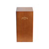 wooden Bottle Display slide in with Single Wine bottel logo by golden printing ,A Gift for Wedding or Any Occasion