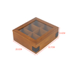 Premium Pine Tea Box Organizer Lacquered with Wood Tea Chest Acrylic Window