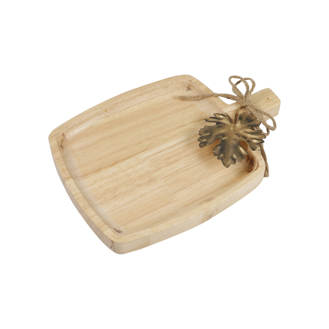 Quality Pine Varnishing Serving Tray Display Platter for Bread, Sandwich, Cheese, Appetizers,Meat,Vegetables, Fruit