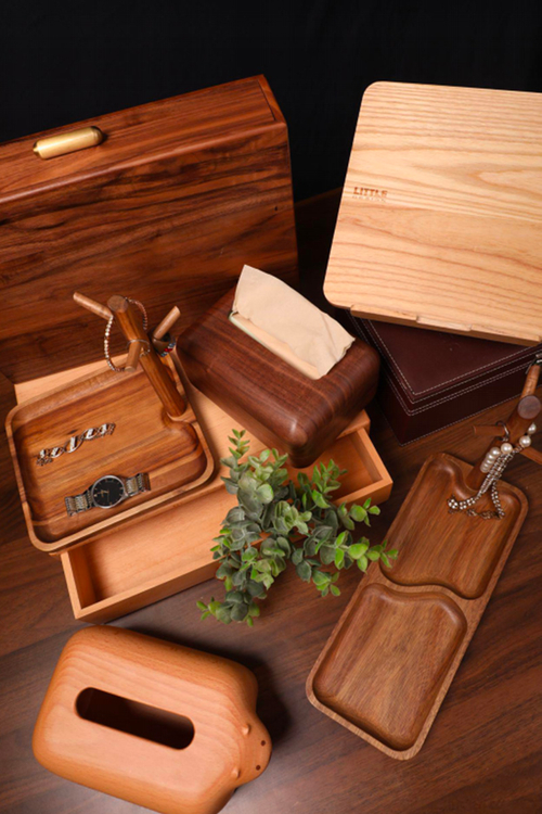 Wood Office Tray