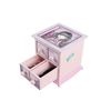 Jewelry Box Rabbit Princess Storage Wooden Organizer