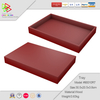 Red Wooden Serving Platter Rectangle Wooden Serving Tray Breakfast Tray