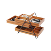 Easy Storage Umbra Terrace Tier Jewelry Three Sliding Linen Lined Wood Trays