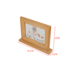 Ash Wood Lacquered Rustic Wooden Photo Frames For Tabletop Or Desktop Display