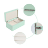 Wooden Jewelry Box Holder with Removable Divider